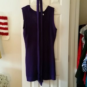 Extra Touch Purple Dress